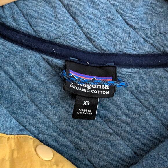 Patagonia Men's Organic Cotton Quilt Snap-T Pullover Size XS Blue - Picture 4 of 8